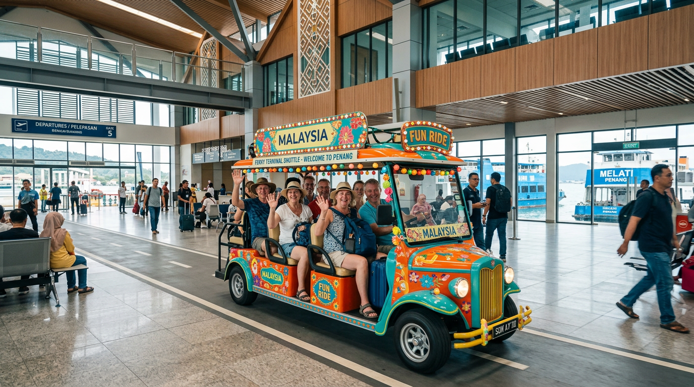 The Ding Ding Car at Jesselton Point