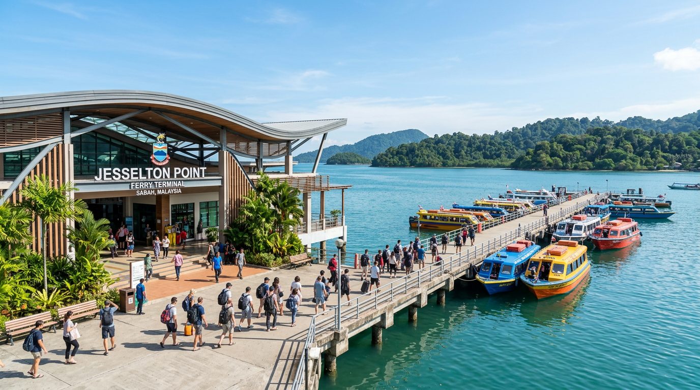 Jesselton Point Ferry Terminal at South Jetty